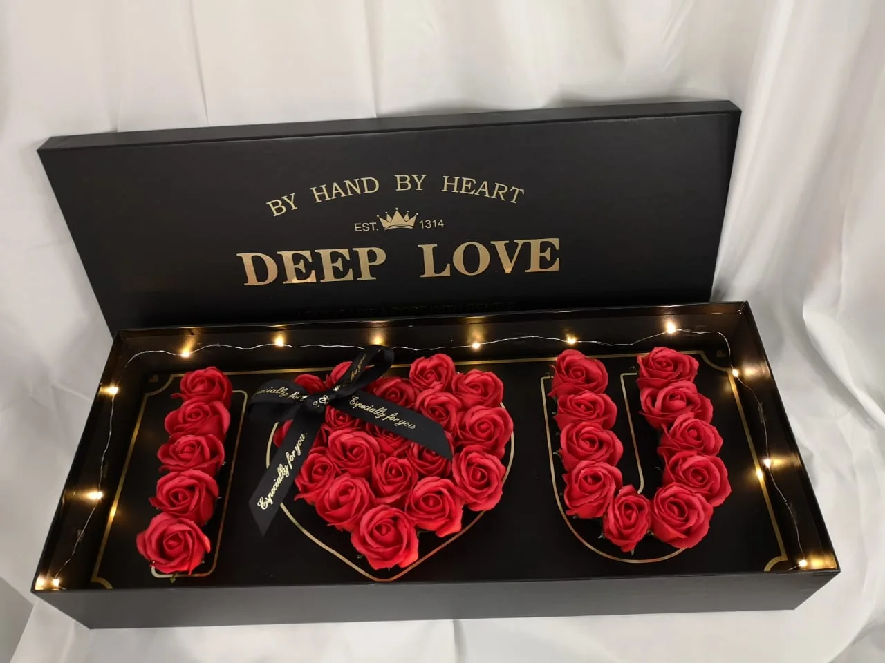 Deep Love Red Soap Roses Box | Florist in Kajang