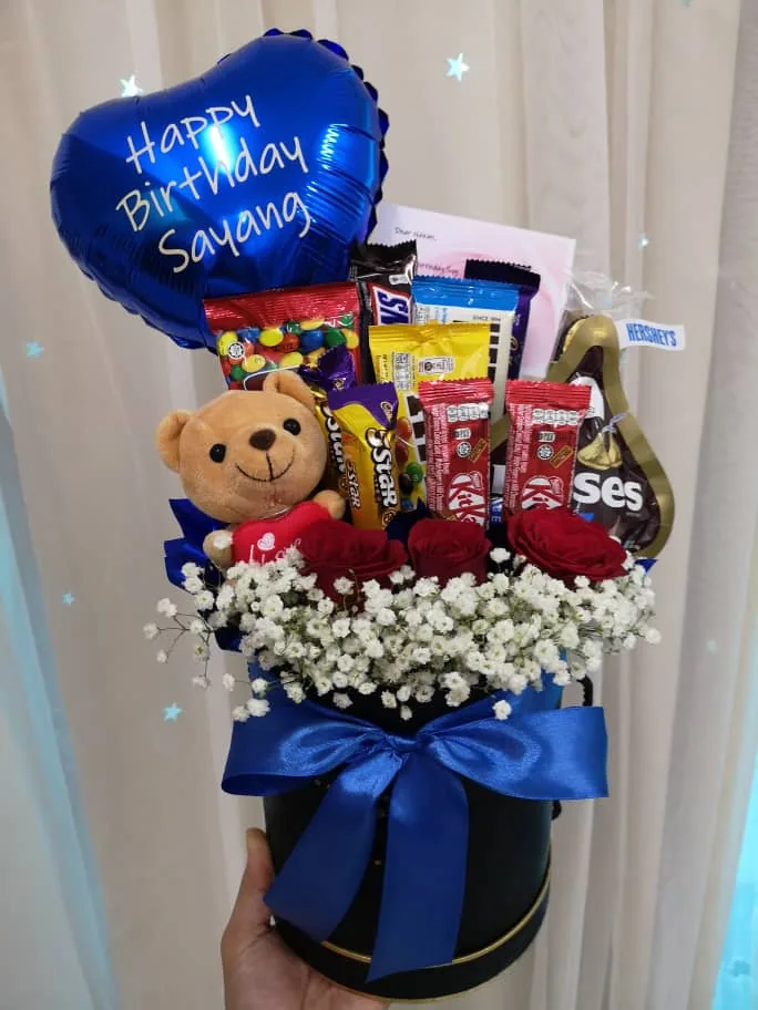 Galaxy Chocolate Box with Bear | Florist in Kajang