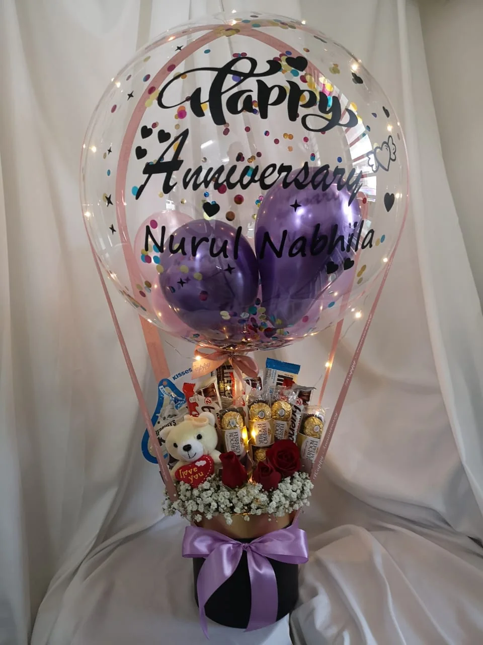Sweet Chocolate Hot Air Balloon Box | Florist in Kajang