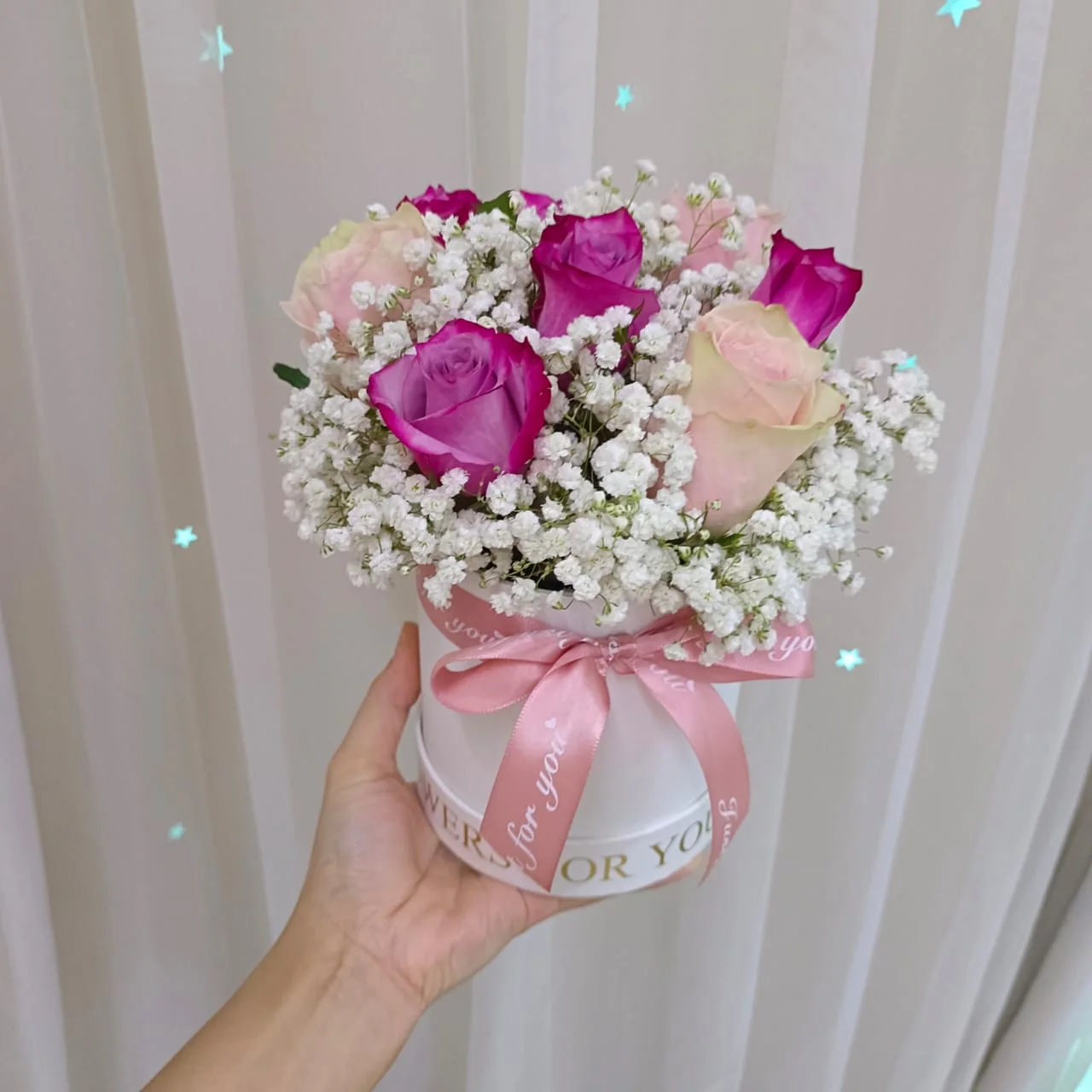 My Queen – Elegant Pink & Purple Roses | Florist in Kajang