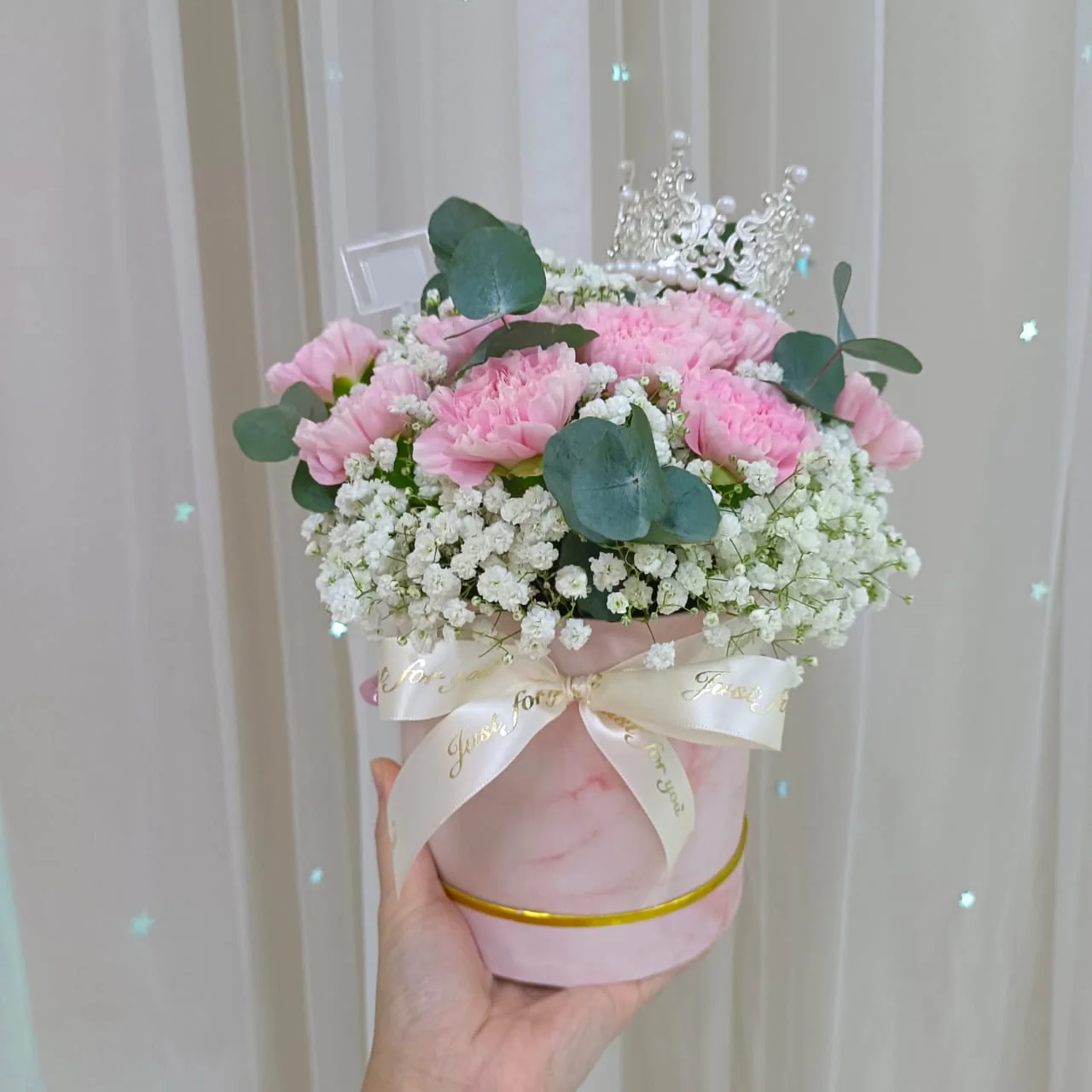 To Mum with Love – Pink Carnations Bouquet | Florist in Kajang