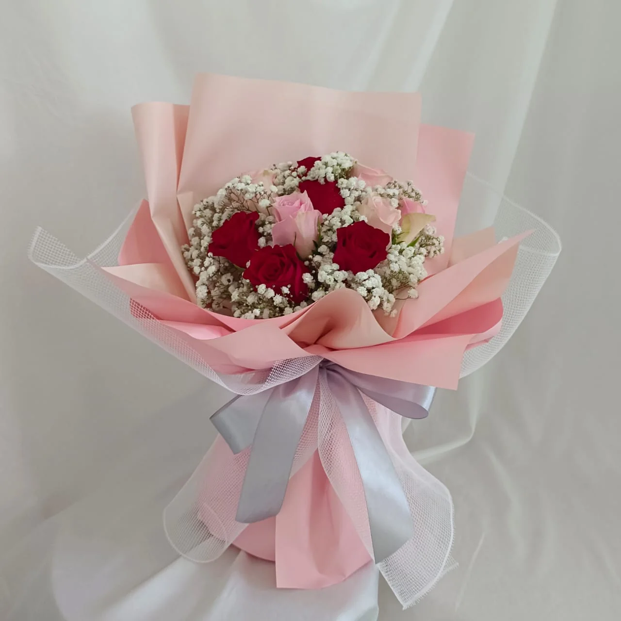 Pink Fancy – Elegant Rose Bouquet | Florist in Kajang