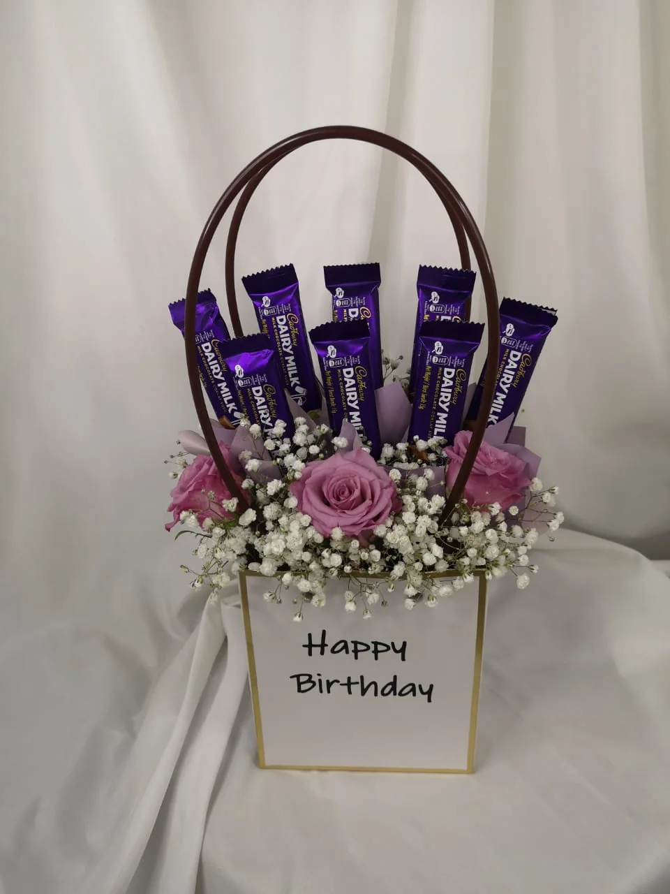 Purple Roses & Mini Cadbury – Unique Gift | Florist in Kajang