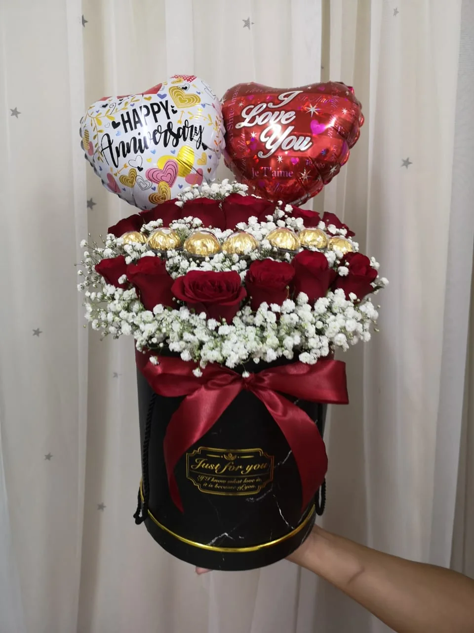 Sweet Tropical Box – Roses & Ferrero Gift Set | Florist in Kajang