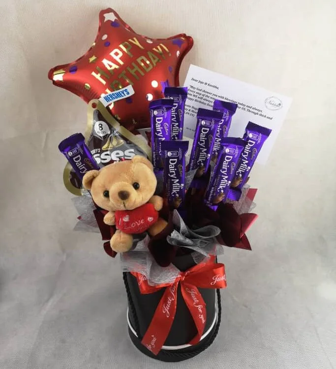 Cadbury Bear Box – Chocolate & Teddy Gift Set | Florist in Kajang
