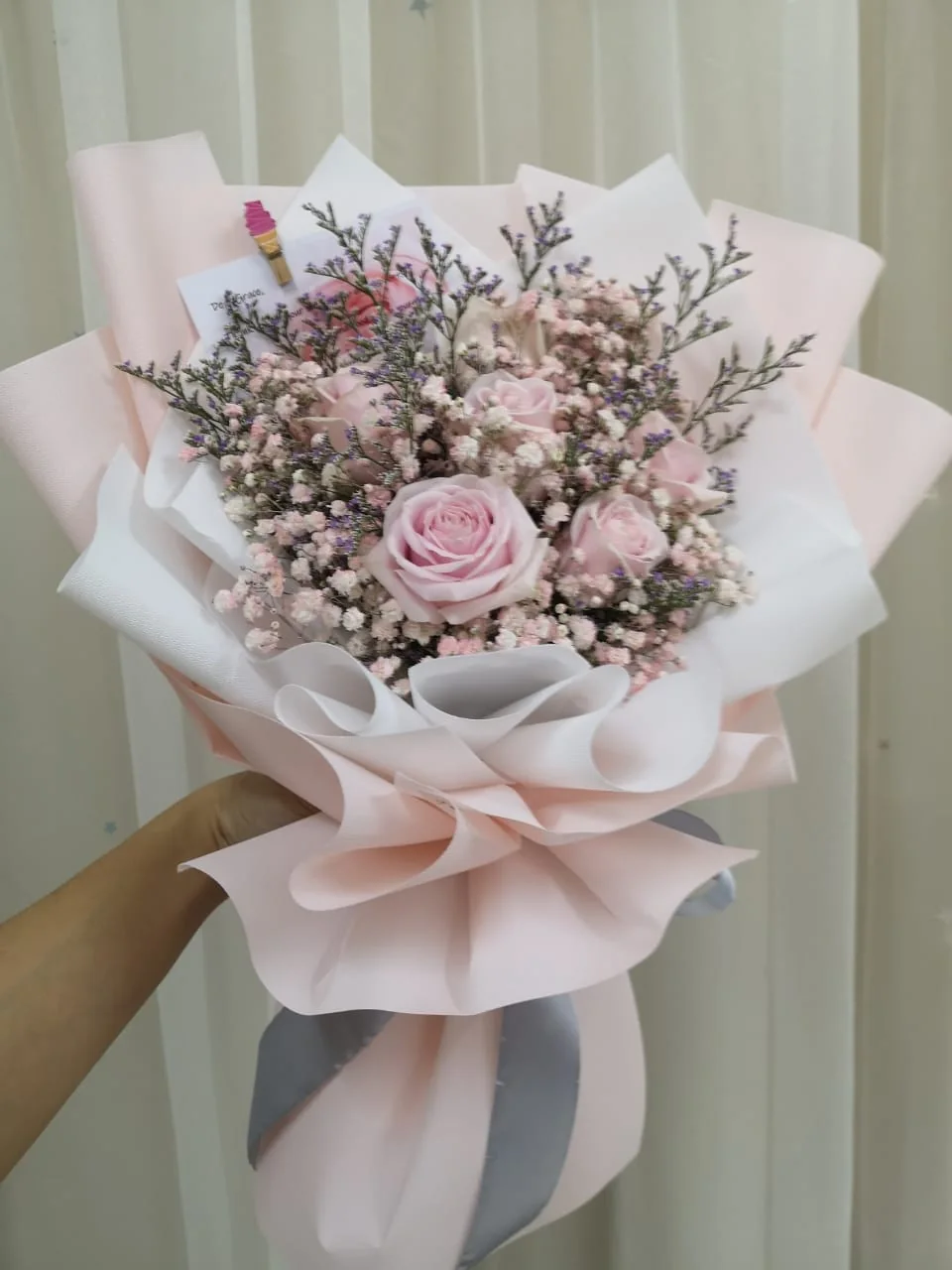 Guess Me – Pink Roses Bouquet | Florist in Kajang