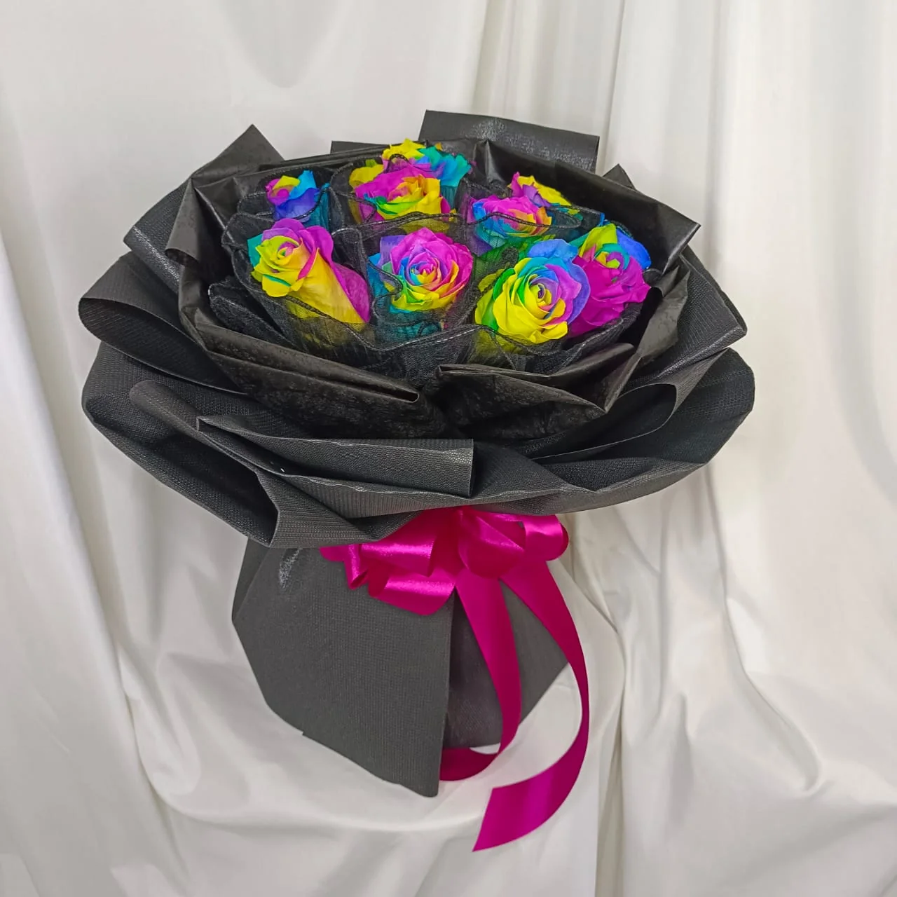 Valentine's Collection 2025 Ecuador Premium Rainbow Roses