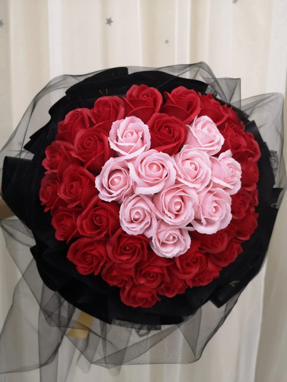 Pink Heart in The Middle – Soap Roses for Love & Romance | Florist in Kajang