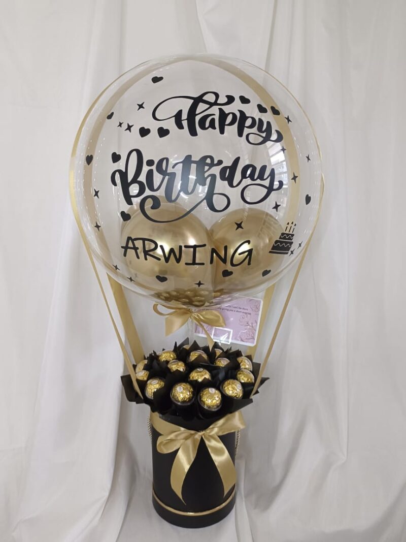 Amaze Ferrero Hot Air Balloon Box – Luxury Chocolates Gift | Florist in Kajang