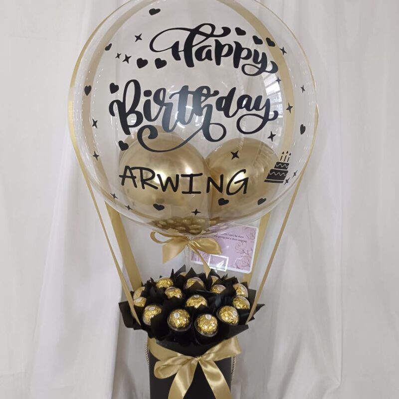 Flower Bouquet Amaze Ferrero Hot Air Balloon