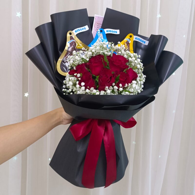 Be Love - 9 Red Roses & Chocolates | Florist in Kajang