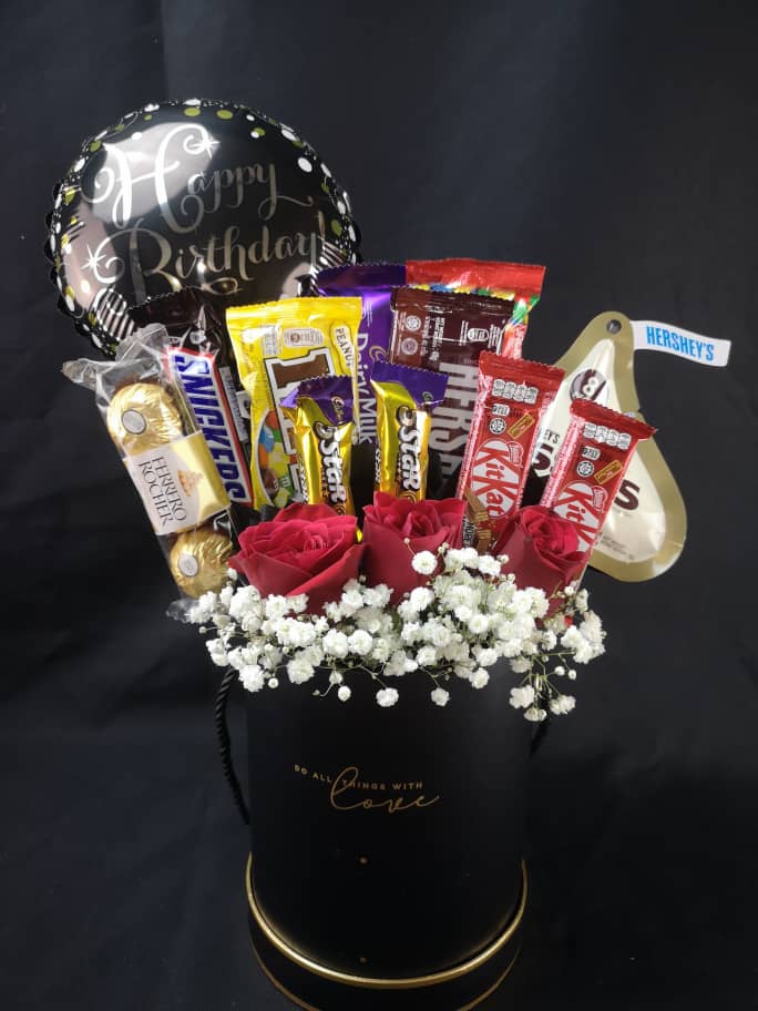 bouquet coklat box