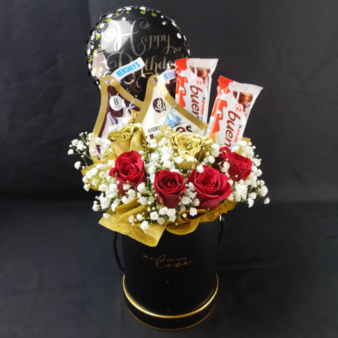 Hot Air Balloon Chocolate Box 5 - Florist in KL