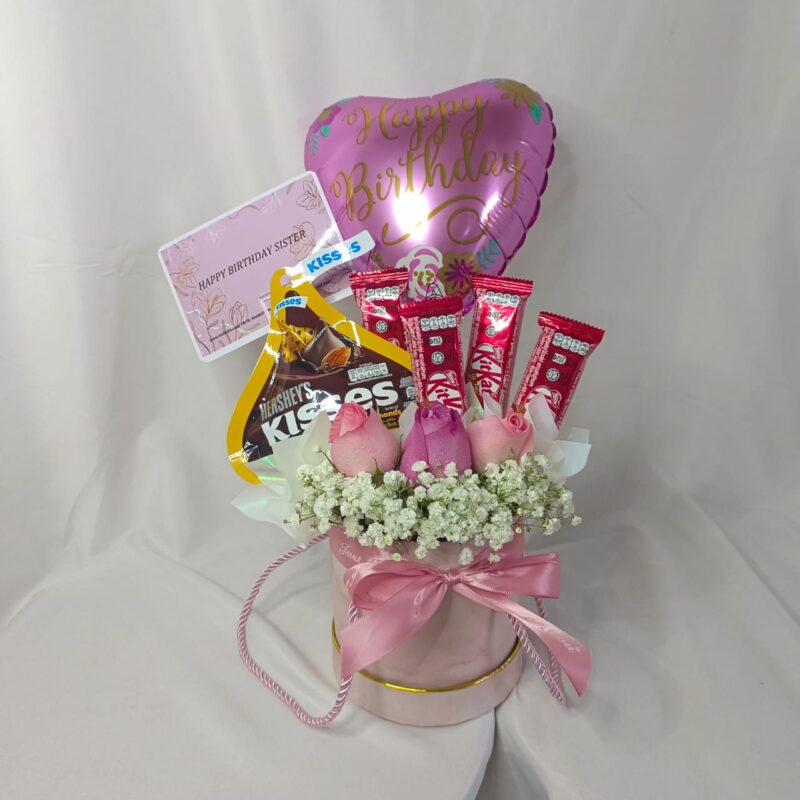 Lovely Birthday Box – Roses & Chocolates | Florist in Kajang