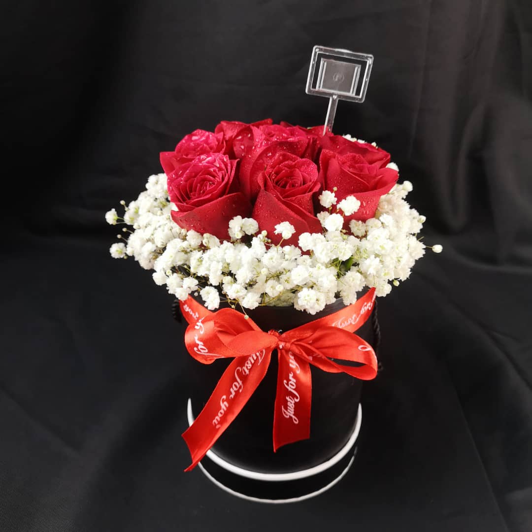 Mini Red Roses Bucket | Florist in Kajang