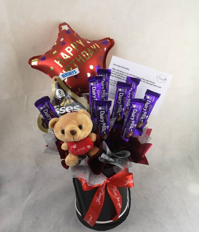 Cadbury Bear Box – Chocolate & Teddy Gift Set | Florist in Kajang