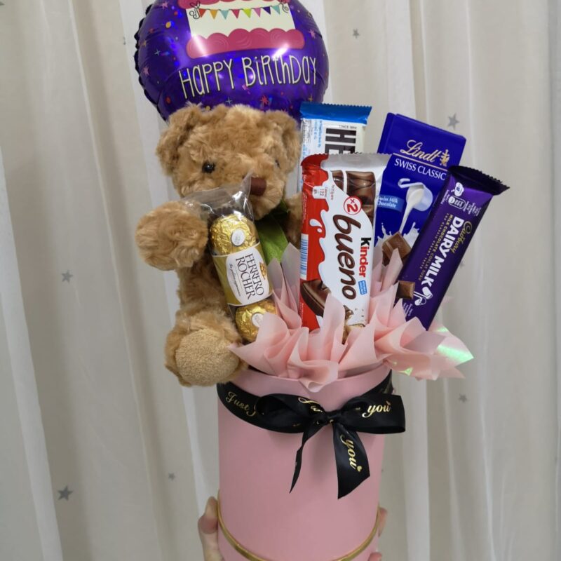 Brown Bear Chocolate Box – Cute & Sweet Gift | Florist in Kajang