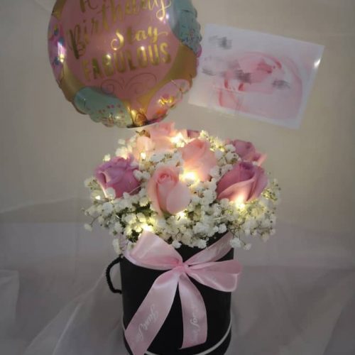 Stay Fabulous Flower Box – Birthday & Surprise Gift | Florist in Kajang