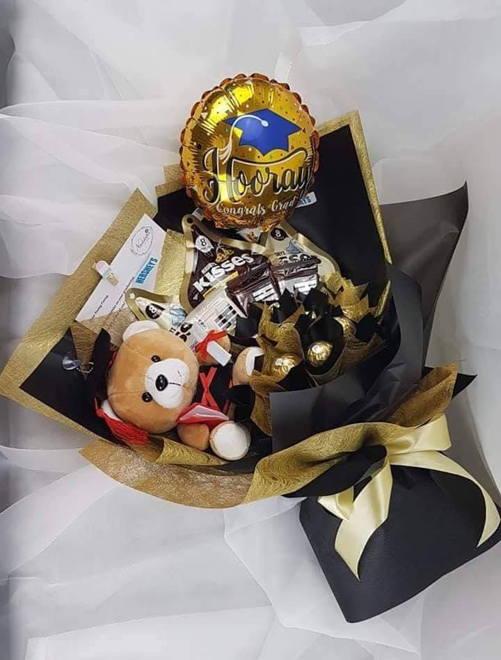 Chocolate Graduation Bouquet Nieldelia Florist in KL