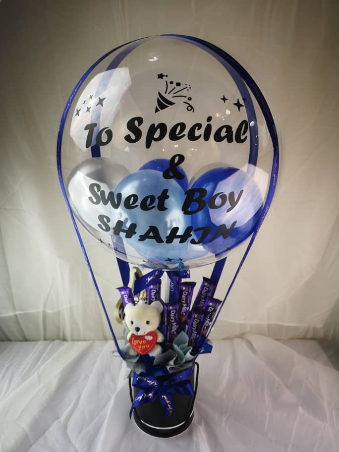 bouquet coklat with balloon