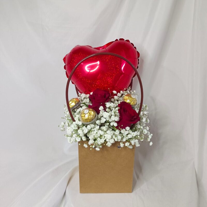 Happy Cheers | Roses & Chocolate Bouquet | Florist in Kajang