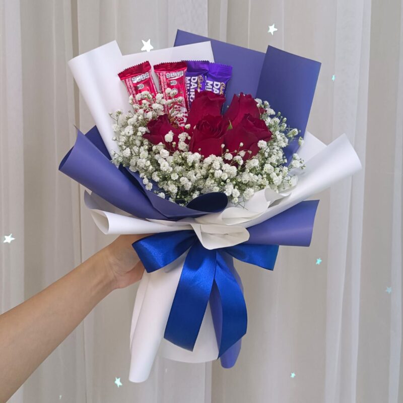 Yummy Chocolate Roses Bouquet | Florist in Kajang