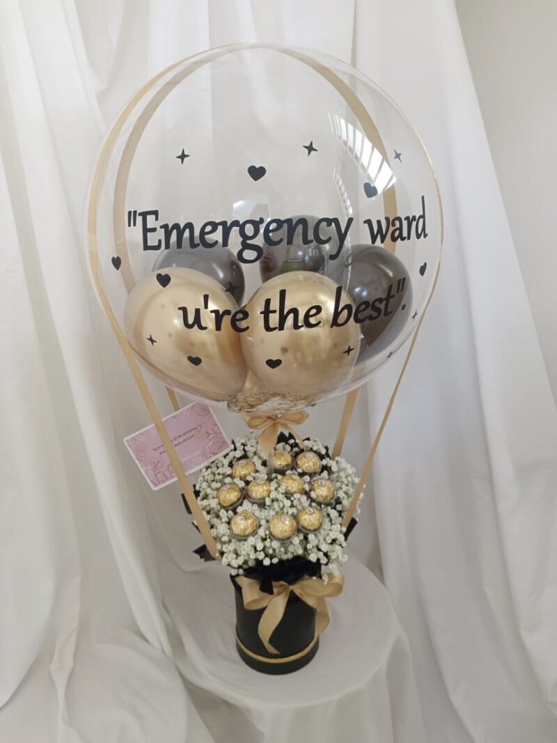 Grand Ferrero Hot Air Balloon – Chocolate & Flowers | Florist in Kajang