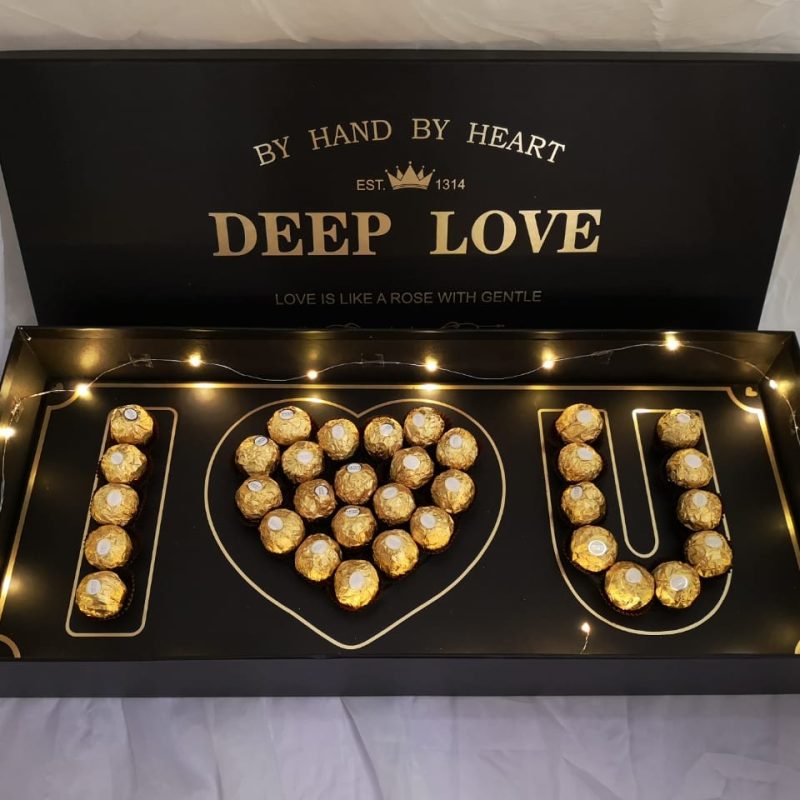 Deep Love Ferrero Rocher Box | Premium Chocolates | Florist in Kajang