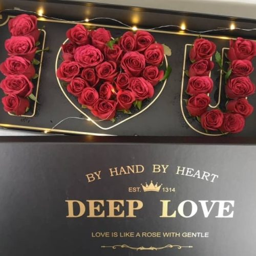 Deep Love Fresh Red Roses Box – Romantic Gift | Florist in Kajang