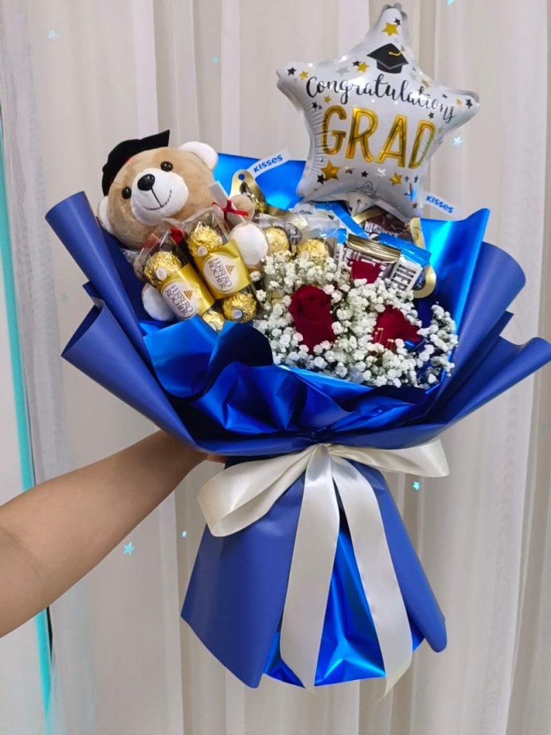 Chocolate Graduation Bouquet | Florist in Kajang