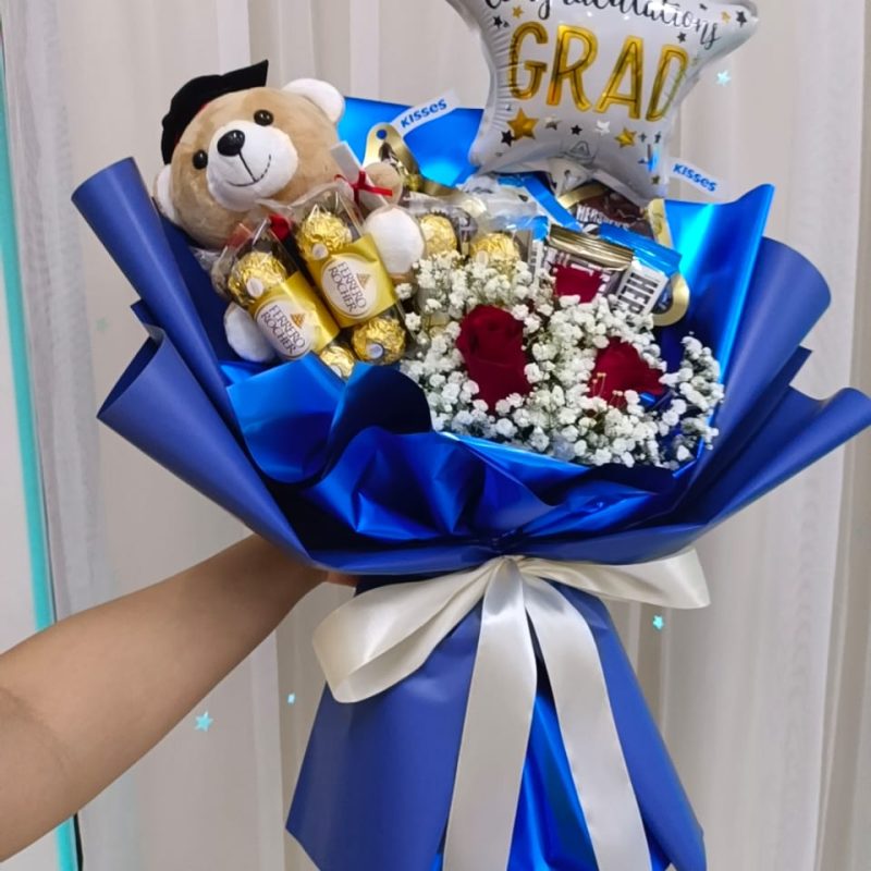 Chocolate Graduation Bouquet | Florist in Kajang