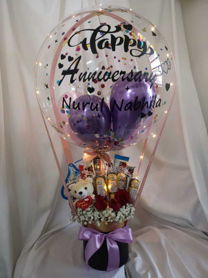 Sweet Chocolate Hot Air Balloon Box | Florist in Kajang