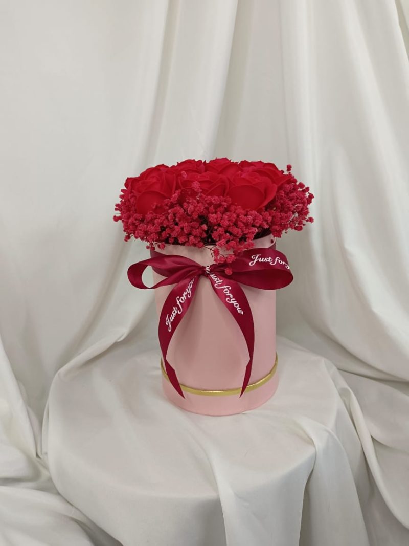 Amaze Soap Roses Box – 14 Red Soap Roses | Florist in Kajang