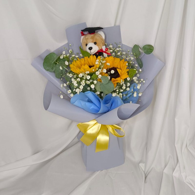 Flower Bouquet Graduation Sunflower