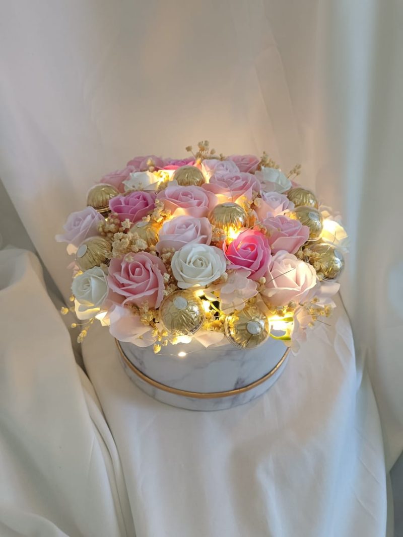 Flower Bouquet Soft Lovely Soap Roses