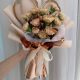Flower Bouquet Cuppucino Carnations Bouquet