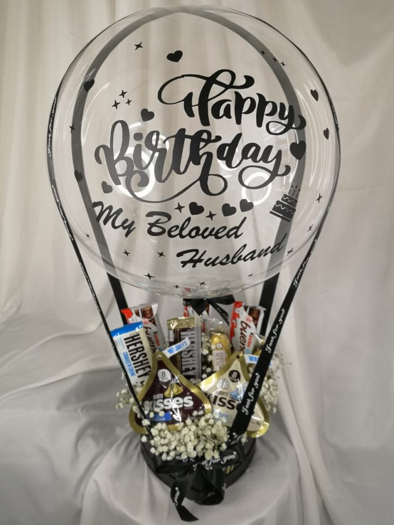 Flower Bouquet Hot Air Balloon Chocolate Box 11