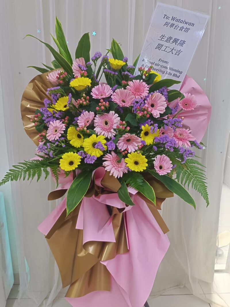Grand Opening Flower Stand – Elegant Fresh Flowers | Florist in Kajang