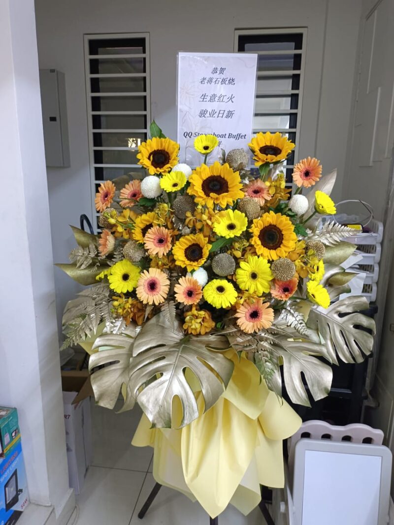 Grand Opening Flower Stand – Fresh Floral Display | Florist in Kajang