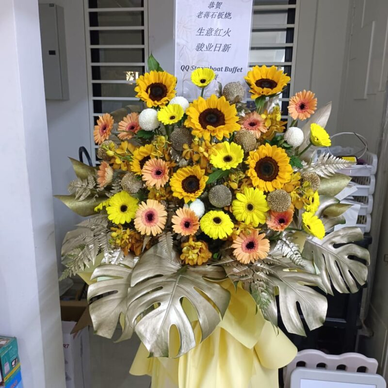 Grand Opening Flower Stand – Fresh Floral Display | Florist in Kajang