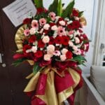Flower Bouquet Opening Flower Stand One