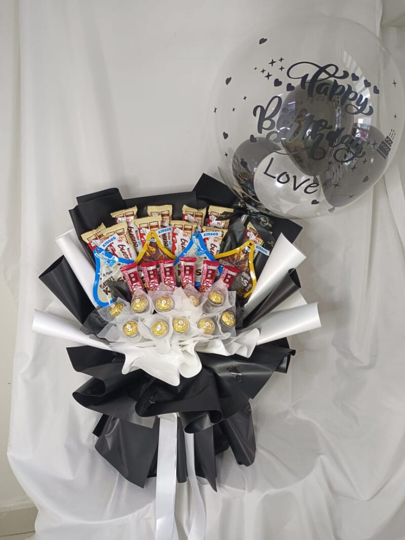 Chocolate Bouquet with Hot Air Balloon | Florist in Kajang