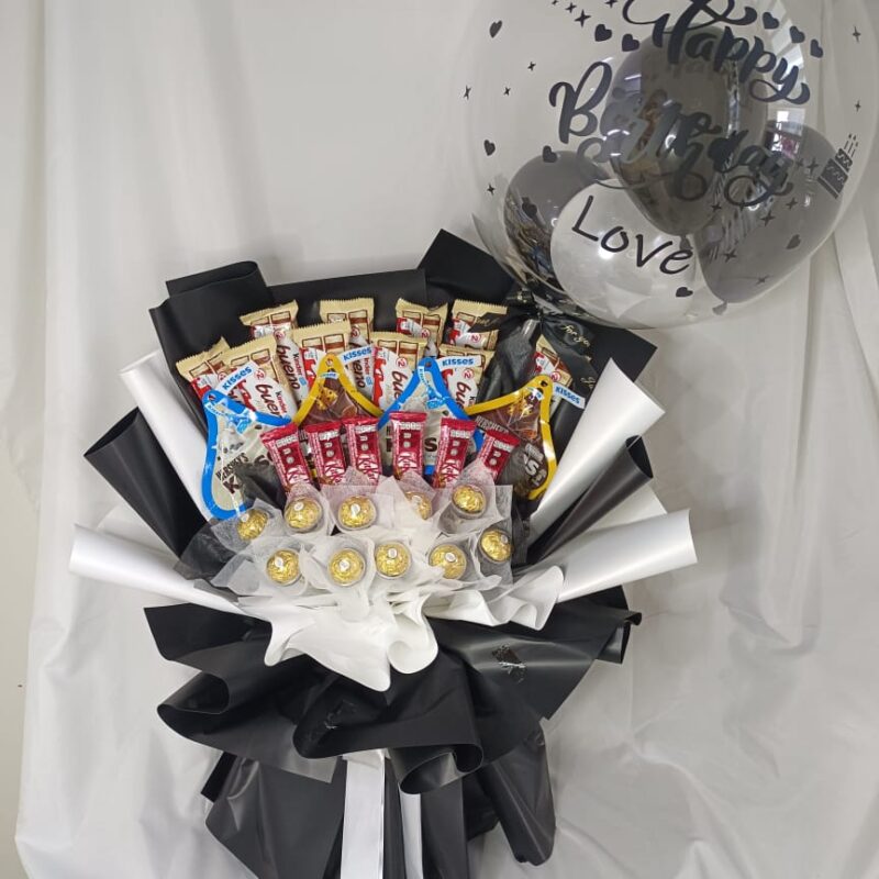 Chocolate Bouquet with Hot Air Balloon | Florist in Kajang