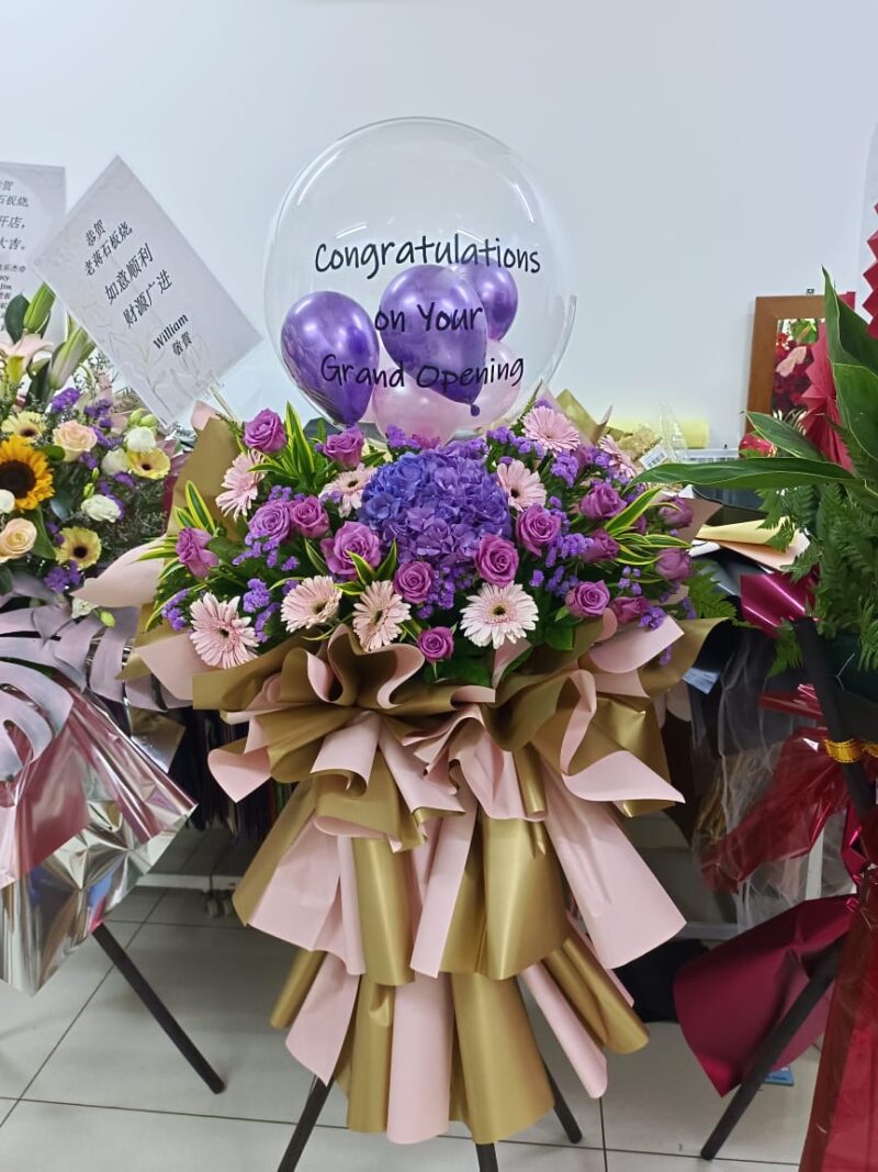 Grand Opening Flower 3 – Elegant Fresh Flower Stand | Nieldelia Florist