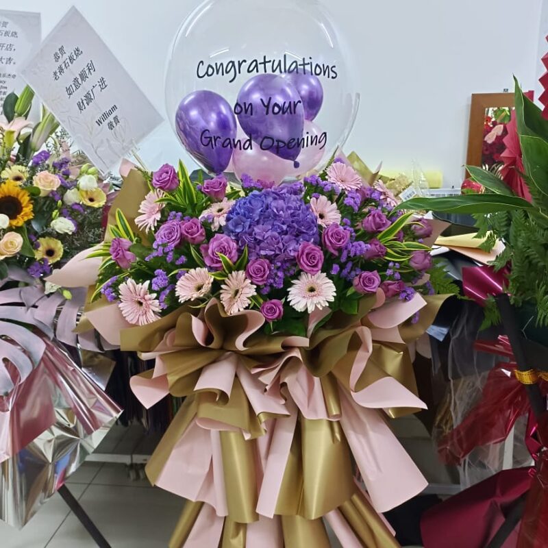 Grand Opening Flower 3 – Elegant Fresh Flower Stand | Nieldelia Florist