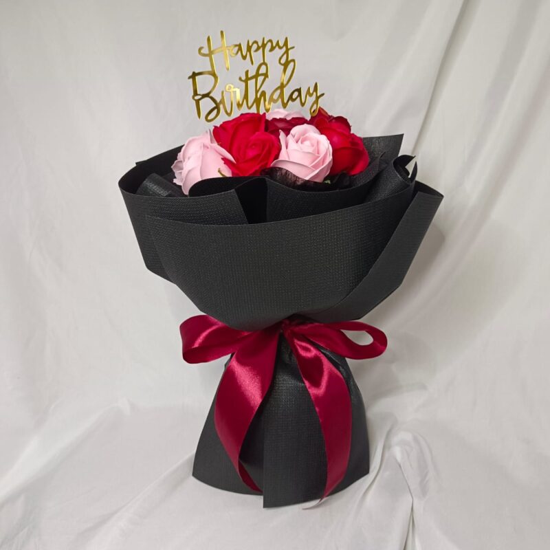 Little Surprise – 10 Soap Roses Bouquet | Florist in Kajang