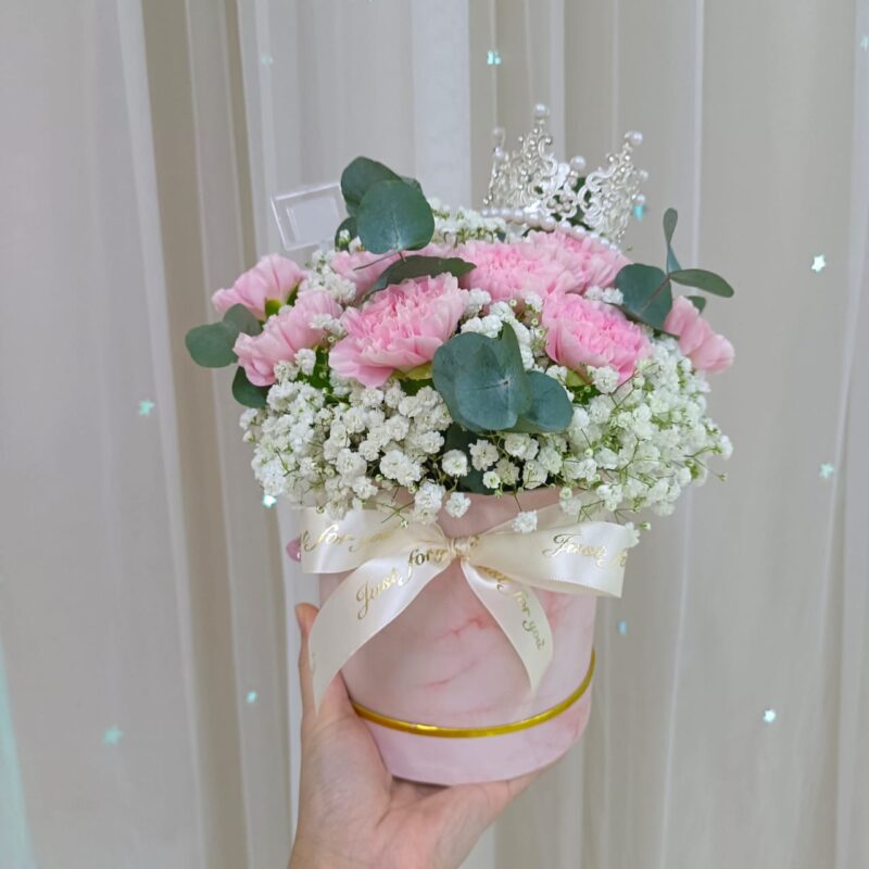 To Mum with Love – Pink Carnations Bouquet | Florist in Kajang