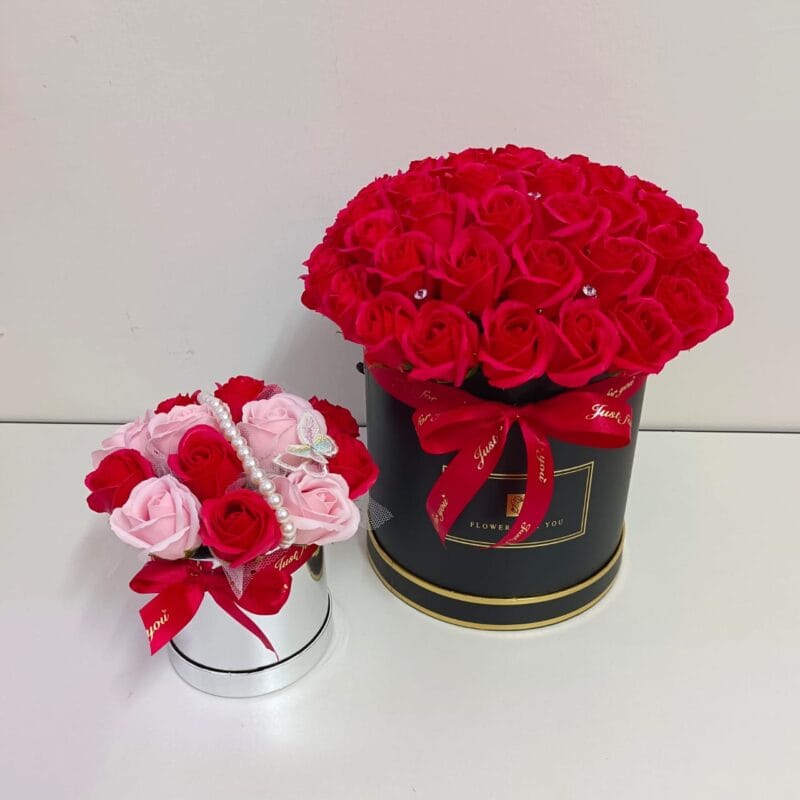 Cutie Soap Roses Box – Elegant Floral Gift | Florist in Kajang