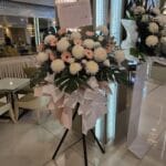 Flower Bouquet Condolence Stand 5